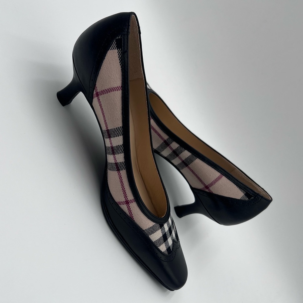 🌹Burberry Nova Check Office Shoes 23 1/2cm 🌹 - Picture 4 of 10